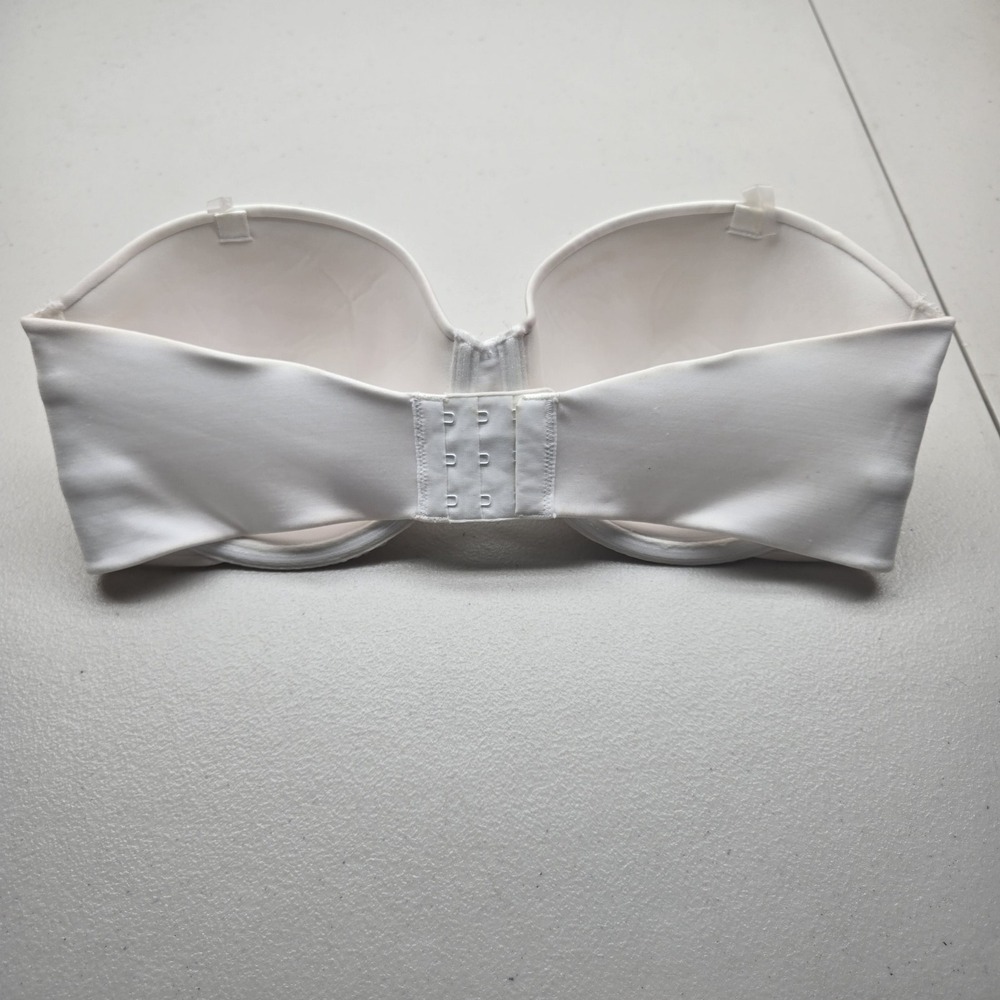 Vanity Fair Women Bra 38D White T Shirt Underwired Strapless Multi Way READ